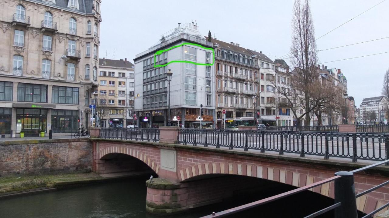 Spacieux Appartement Avec Vue Sur Les Quais Strasbourg Luaran gambar